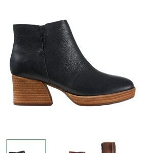 NWT Kork-Ease Rubi Ankle Boots black size 6.5 (euro 37)